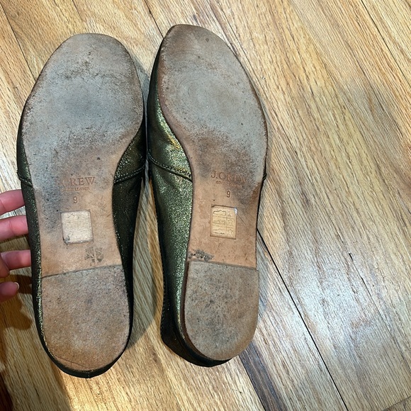 Gold metallic loafer super soft - Picture 4 of 12